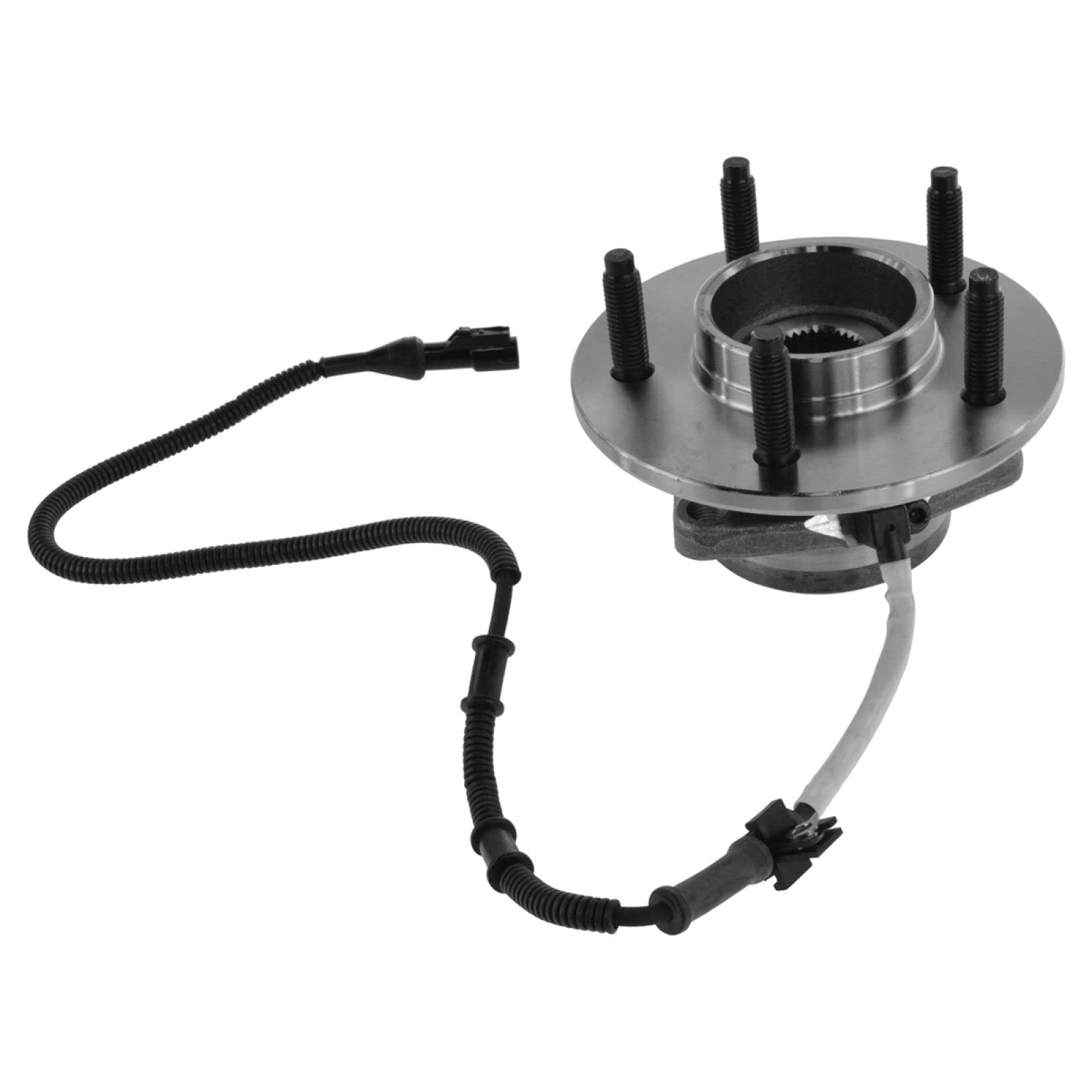 Trq Front Wheel Bearing & Hub Assembly 4Wd With Abs Sensor Compatible With 2000-2004 Ford F-150 2004 F-150 Heritage