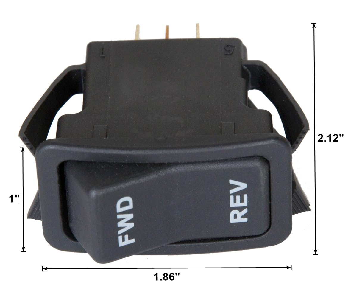 Golf Cart Forward Reverse Switch Assembly For Ezgo Txt 2003-Up Pds, Fwd Rev Rocker Switch, Replace Oem 74323G01, 74323-G01