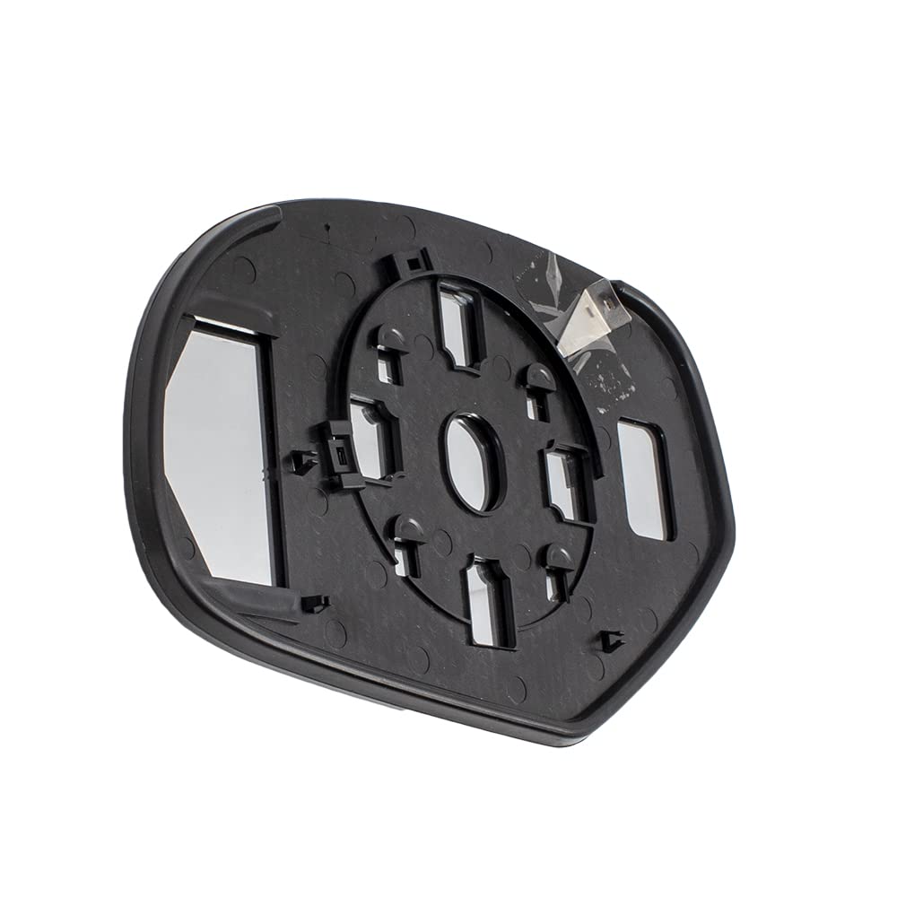 Brock Replacement Passenger Power Side Door Mirror Glass with Base Compatible with Silverado Sierra Escalade SUV Pickup Truck 15951109