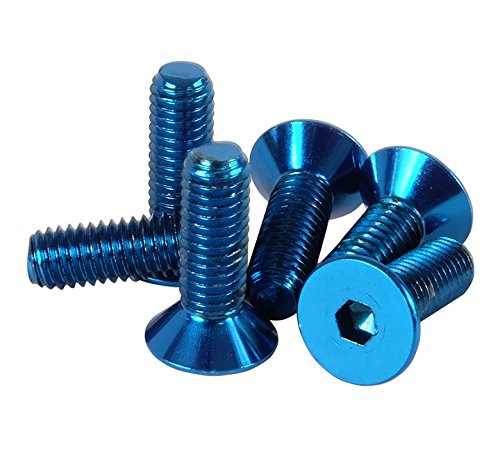 Nrg Innovations Sws-100Bl Steering Wheel Screw Kit (Upgrade Blue ''Conical'')