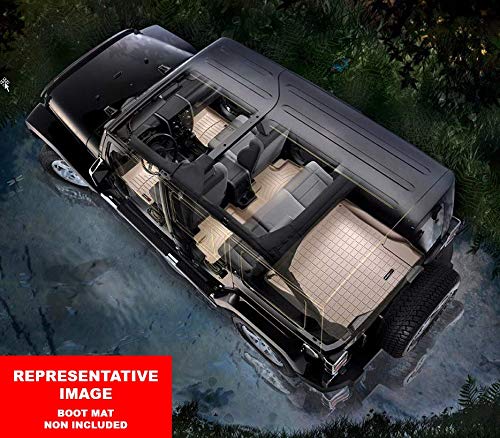 WeatherTech FloorLiners for Dodge Grand Caravan & Town & Country - Full Set, Black, Model 444211-441414, Vehicle Specific