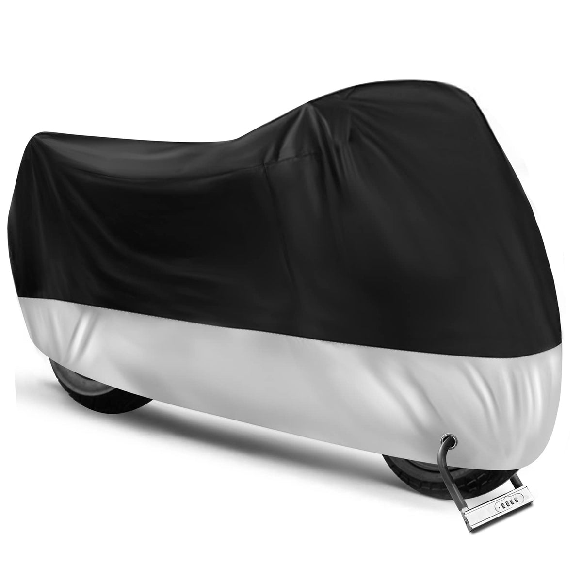 Motorcycle Cover,Motorbike Cover All Season Universal Weather Waterproof Sun Outdoor Protection With Lock-Holes & Storage Bag,Xx