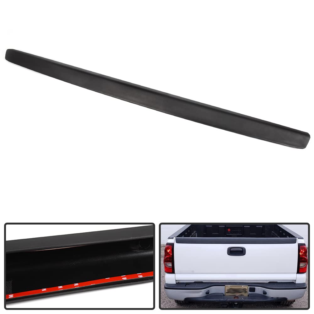 PIT66 Tailgate Molding Cap, Compatible with 99-07 Chevy Silverado Fleetside Base, SL Models / 99-07 GMC Sierra Fleetside Base, S