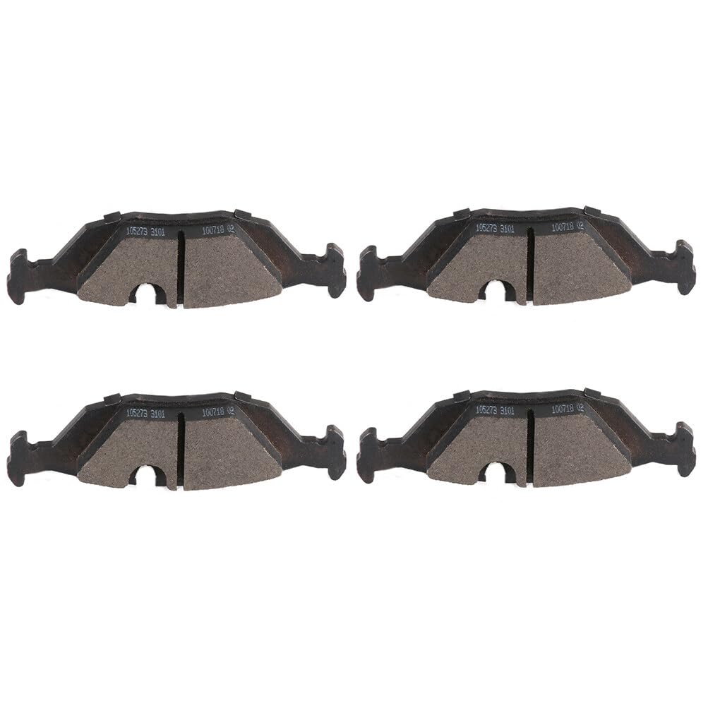 Scitoo D279 Rear Semi-Metal Brake Pads Sets - Fit For Ford Crown Victoria 2003-2004, Mercury Grand Marquis & Marauder