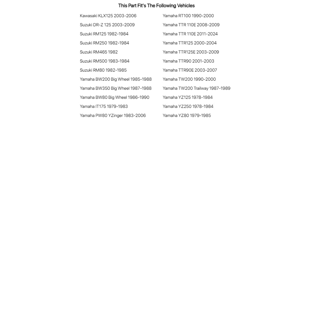 Tusk Brake Lever Black For Yamaha Ttr90 2001-2003