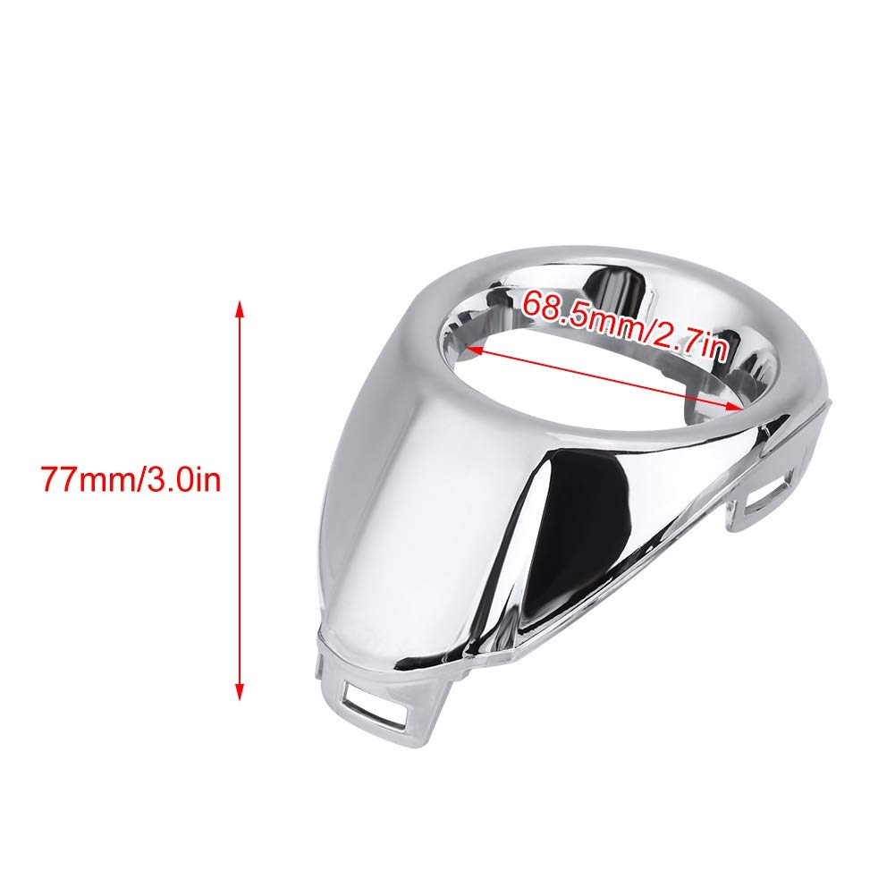 Aramox Fog Light Cover, 1Pair Front Bumper Fog Light Fog Lamp Bezel Cover Trim For Focus 2012-2014