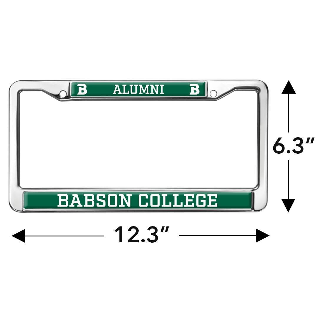 Babson College Alumni Full Size Standard License Plate Metal Frame