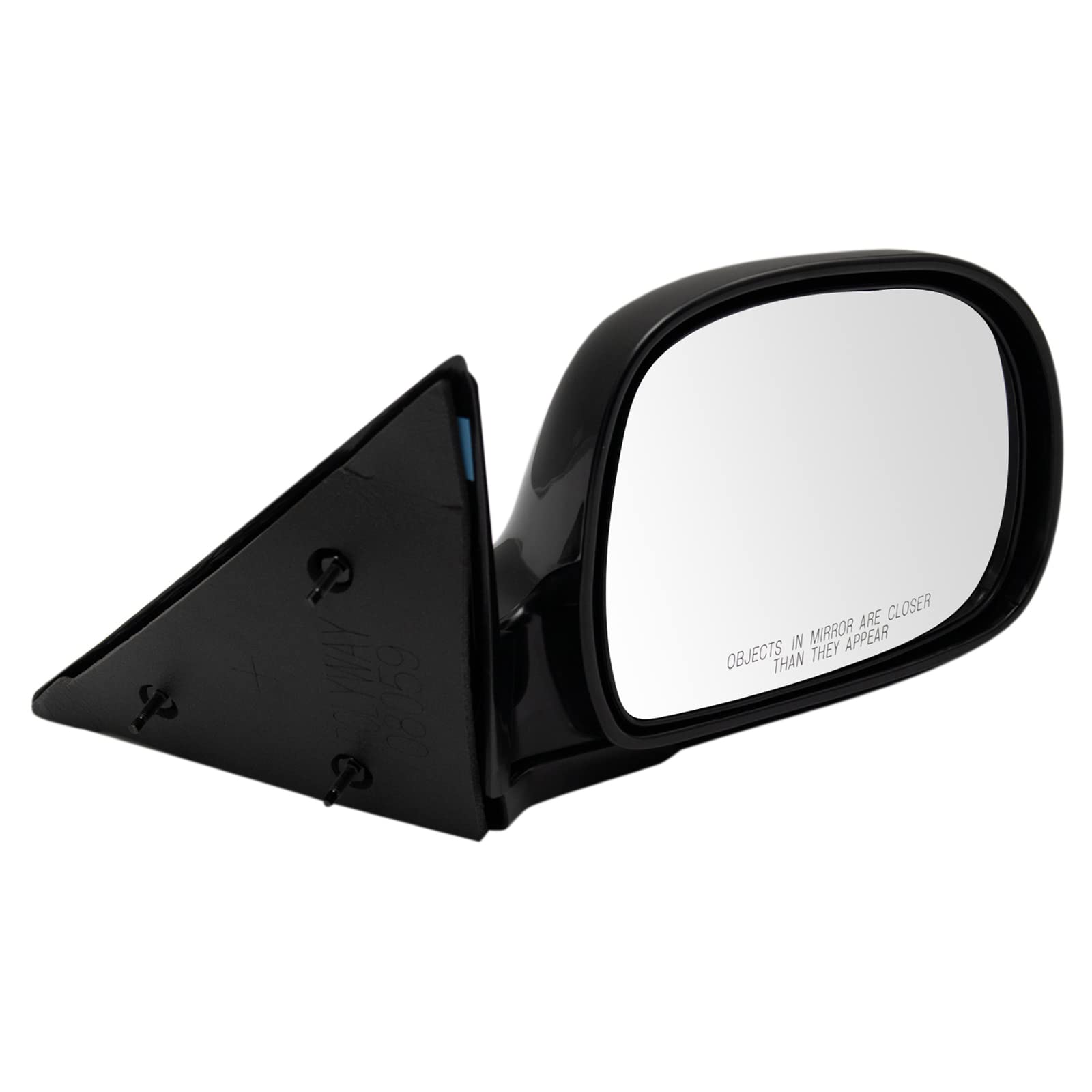 Trq Right Mirror Manual With Smooth Cover Passenger Side Compatible With 1995-1998 Chevrolet Blazer 1994-1997 S10 1995-1997 Gmc