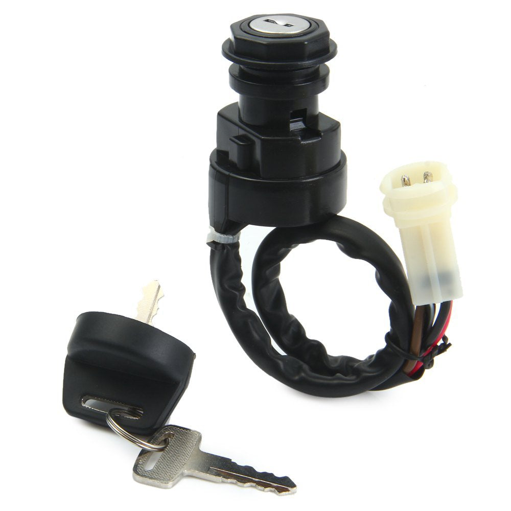 BH-Motor New Ignition Key Switch for Yamaha Warrior 350 YFM350 1987 88 89 90 91 92 93 94 1995