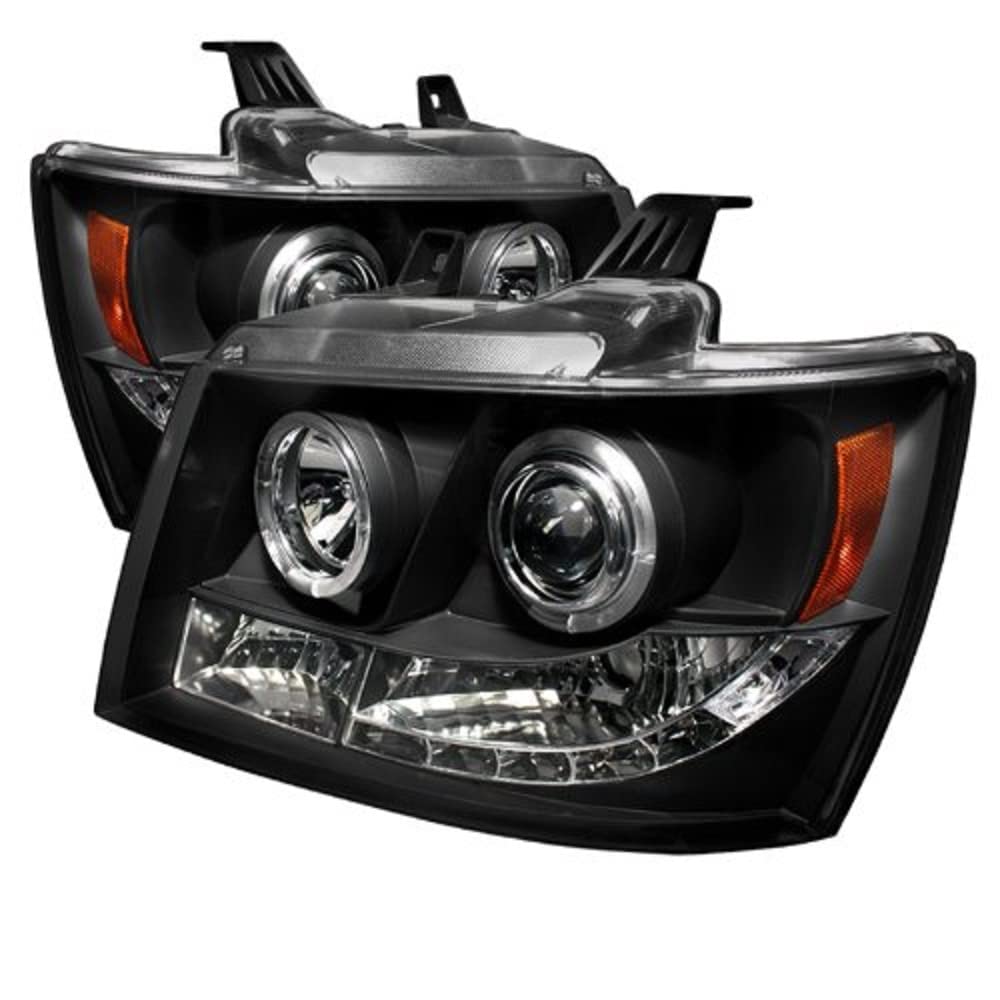 Spyder 5009647 Chevy Suburban 1500/2500 07-14 / Chevy Tahoe 07-14 / Avalanche 07-14 Projector Headlights - Led Halo - Led ( Repl