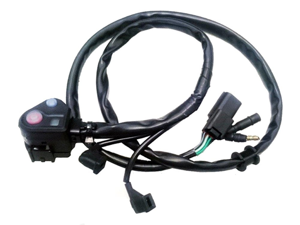 Outlaw Racing Or5497 Motorcycle Dirtbike Engine Kill And Mode Change Switch Compatible With Honda Crf450Rx 2017 Replaces Oem 35130-Mke-A12