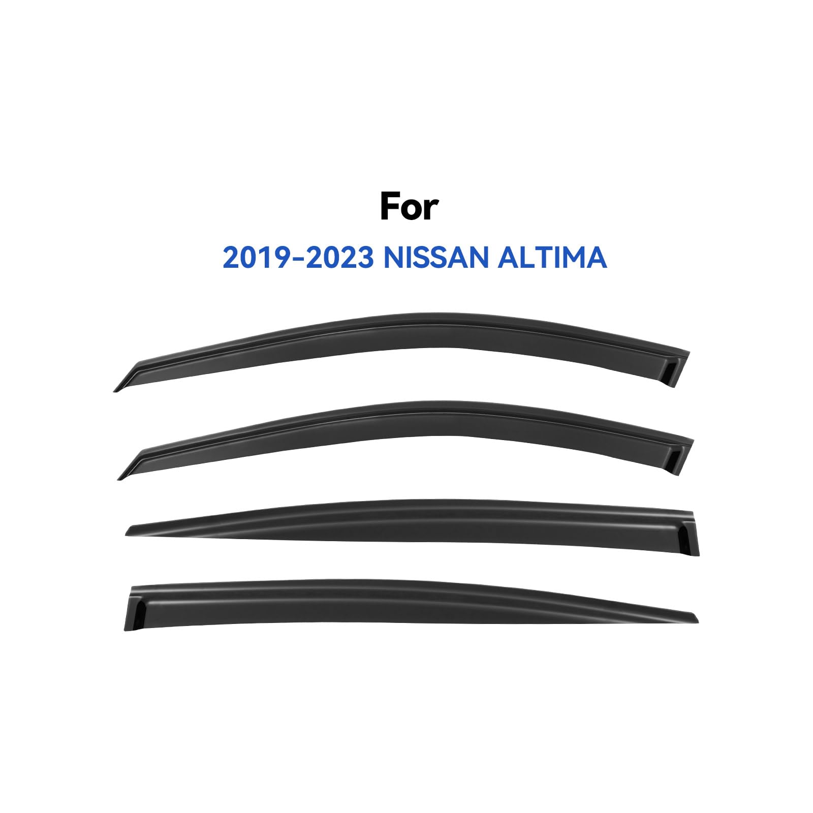 Window Visors Rain Guards for 2019-2025 Nissan Altima, Out-Channel Window Vent Wind Deflectors Visors Shades for 19-25 Altima