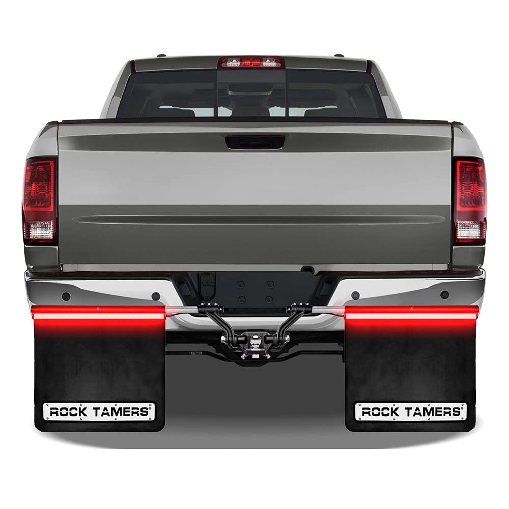 Rock Tamers Mudflap System Rt240 Tail Light Bars Ledblack