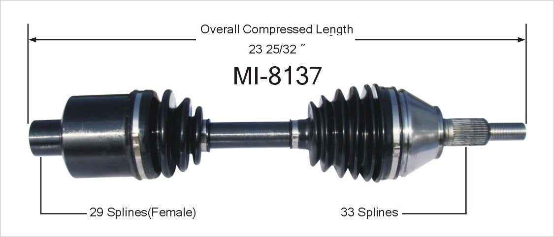 Surtrack Mi-8137 Cv Axle Shaft