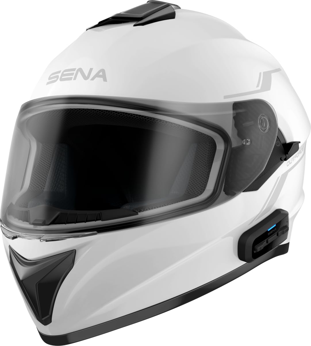 Sena OutForce Smart Helmet Full Face (Gloss White, X-Large) (OUTFORCE-GW0XL) - SP85