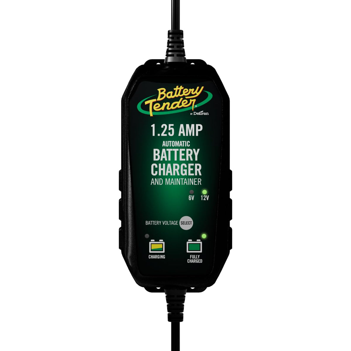 Battery Tender Plus 12V Battery Charger And Maintainer: Selectable 6V, 1.25 Amp, 12V Battery Charger And Maintainer For Powerspo