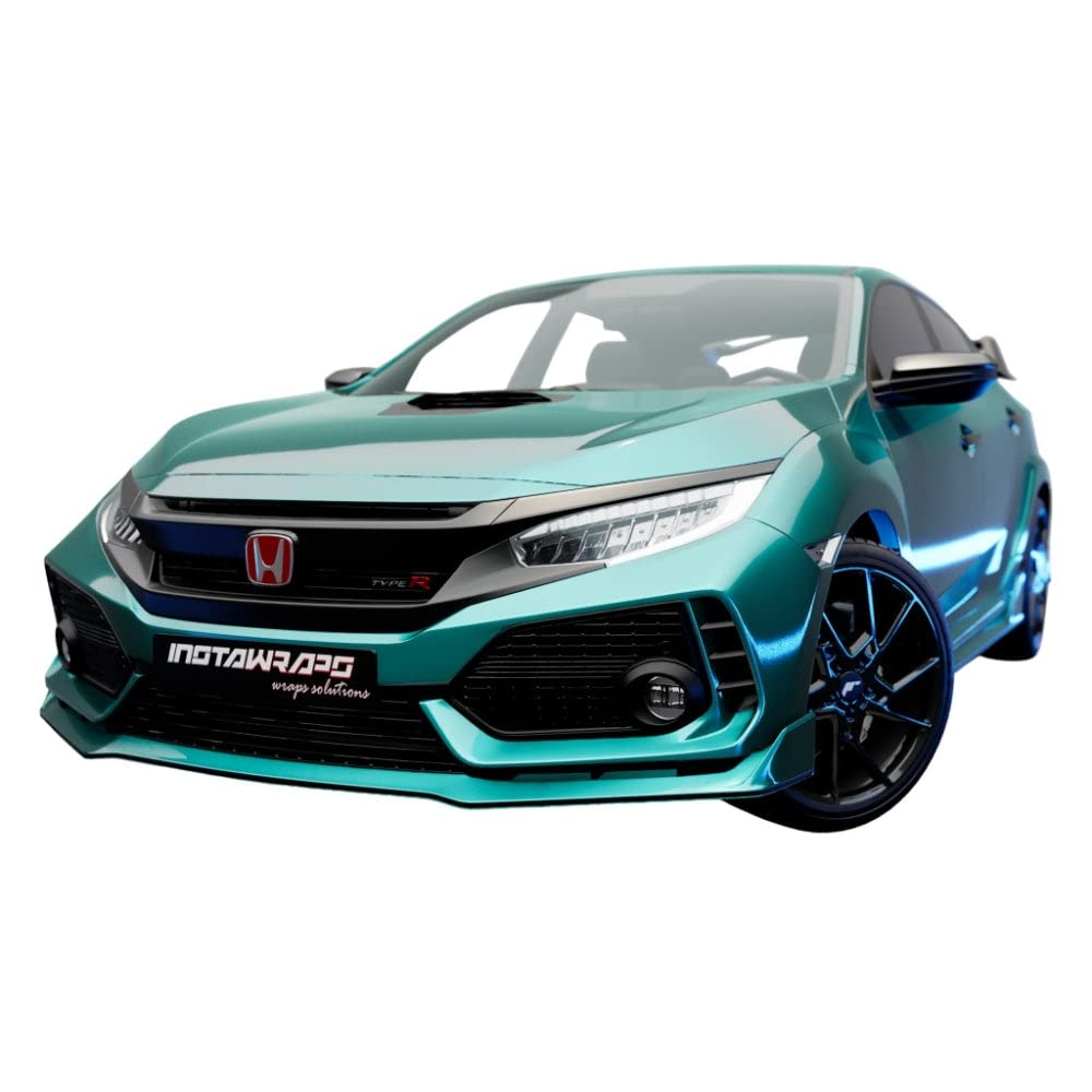 3M Car Wrap Roll 2080 Gloss Atomic Teal | G356 | (5Ft X 10Ft (50 Sq/Ft)) | Automotive Vinyl Wrap For Cars - Car Interior Wrap &