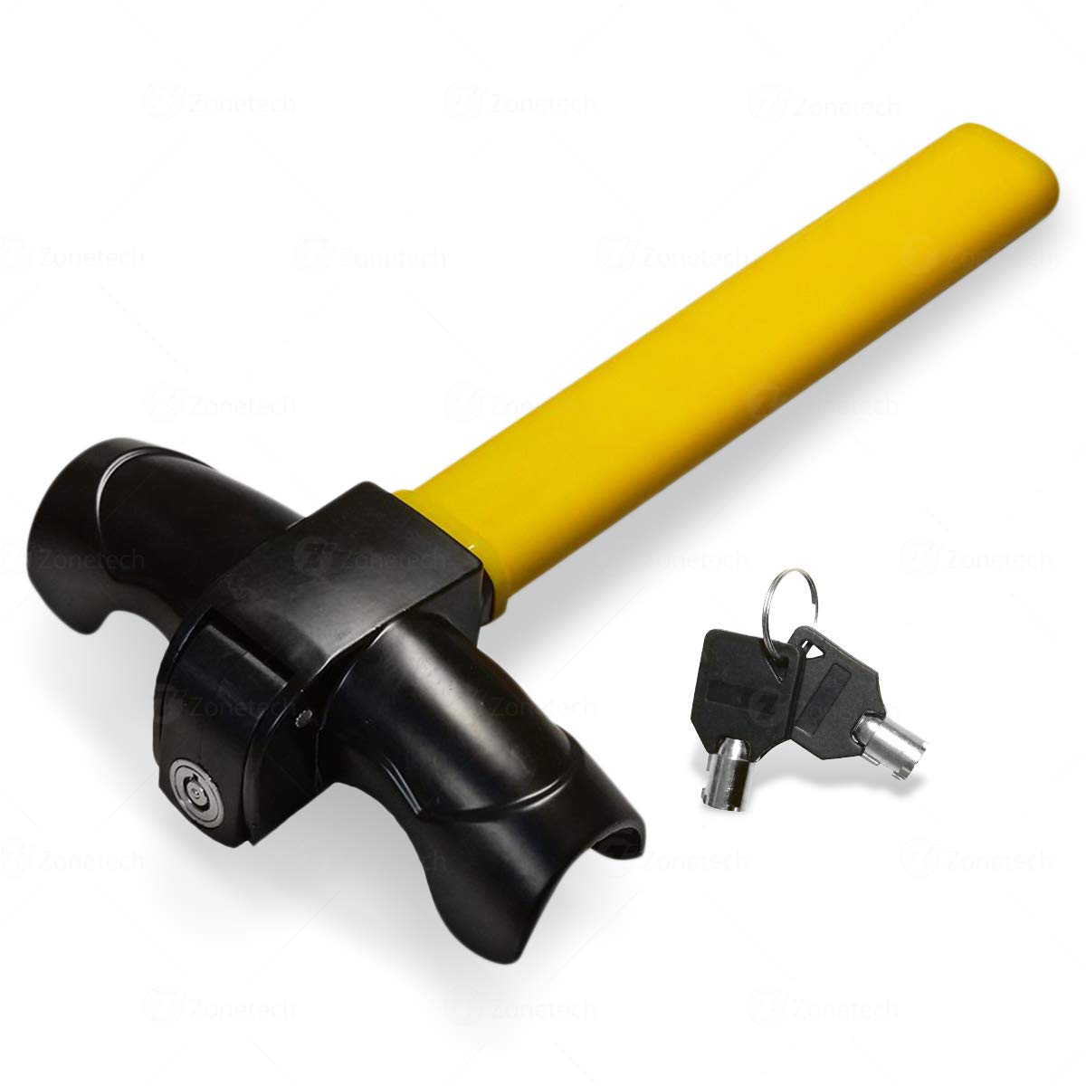 Zone Tech Car Steering Wheel Lock - Premium Quality Strong Durable Heavy Duty Anti-Theft Steering Wheel Lock