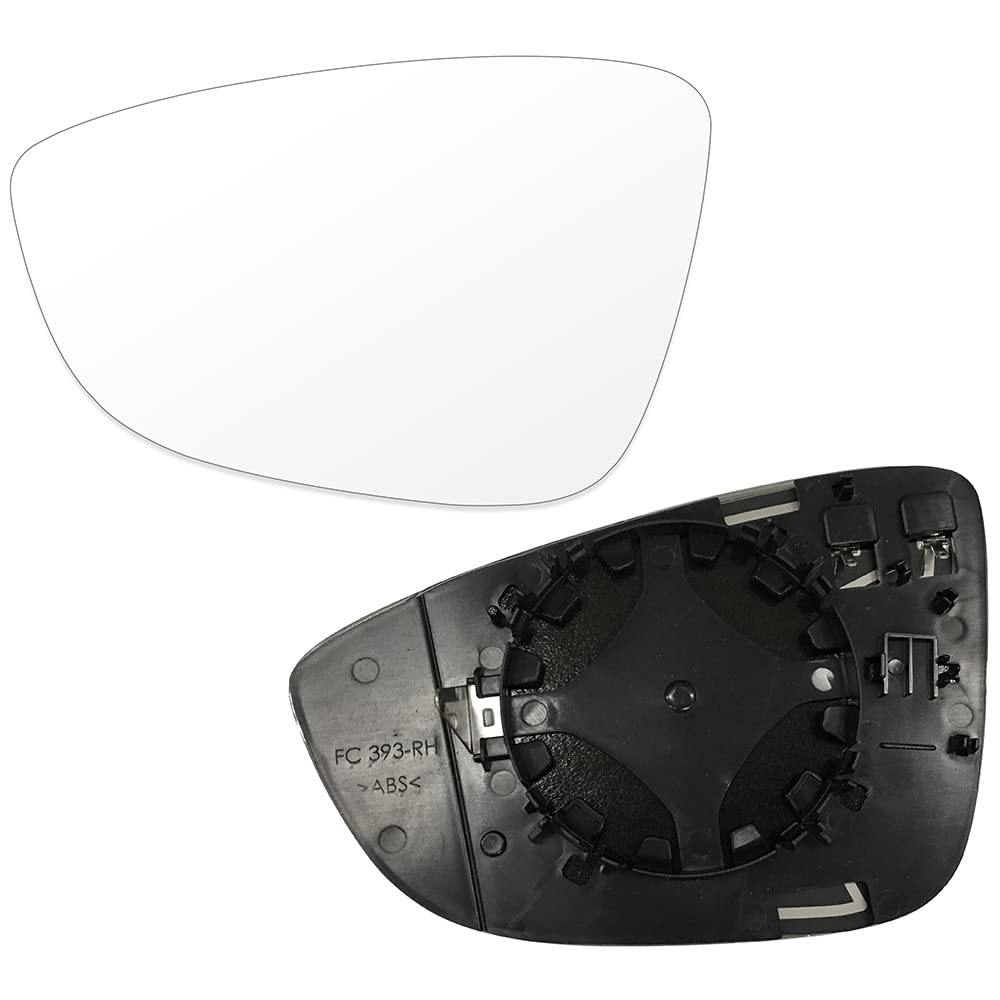 SCITOO Exterior Mirrors Replacement Glass Driver and Passenger Left and right Fit for 2012 For V.W. PASSAT (USA) W/HEATED Crome 