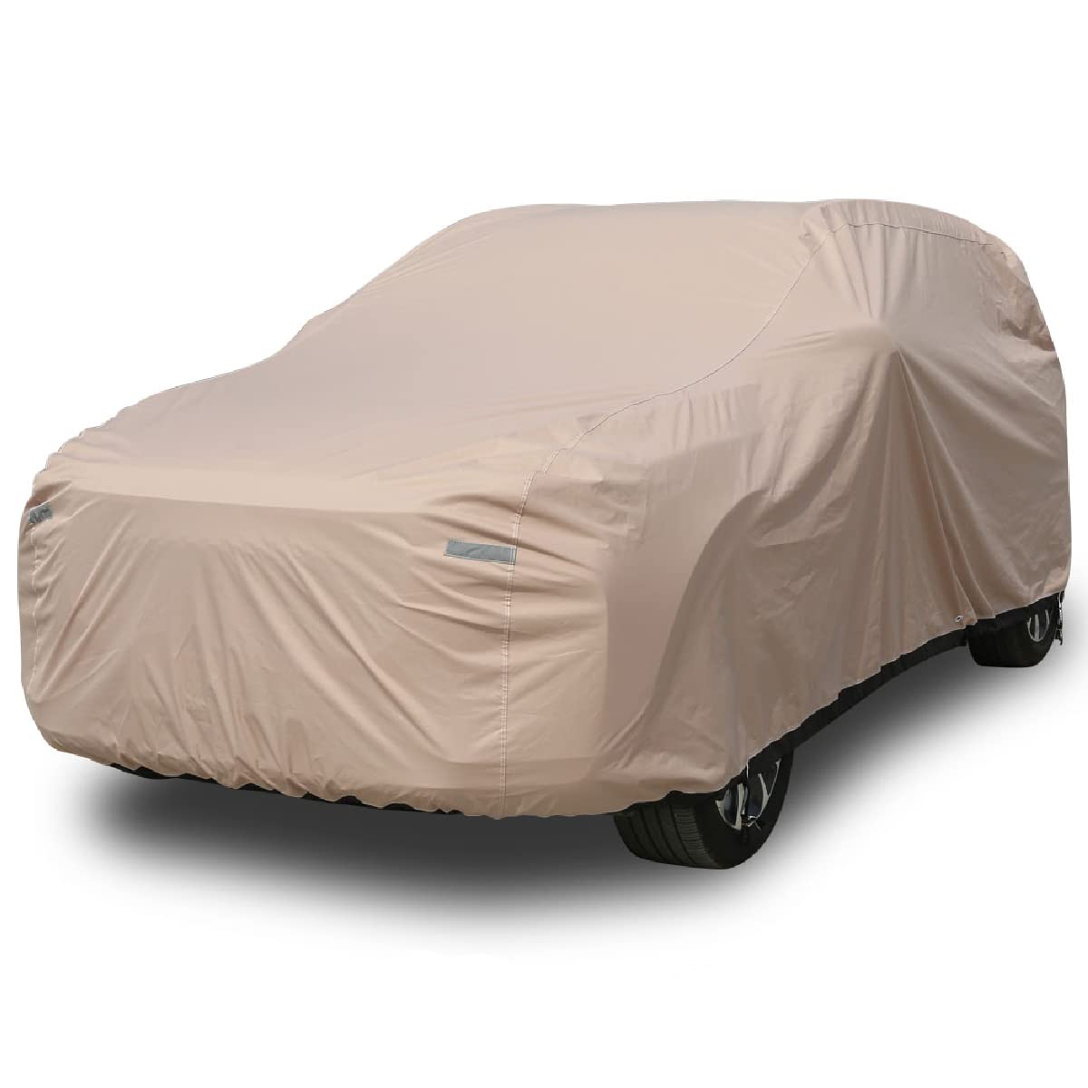 Suv Car Cover Water Resistant All Weather - Coverado Ultra-Protection 6 Layer 300D Heavy Duty Full Exterior Car Covers With Lock For Automobiles, Universal Fit For Outdoor Suv (170'-190')