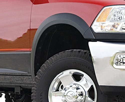 Monkey Autosports Dodge Ram 2500/3500 Fender Flares, Set of 4, Black, OE Design, Fits 2010-2018 Models, Durable ABS Material