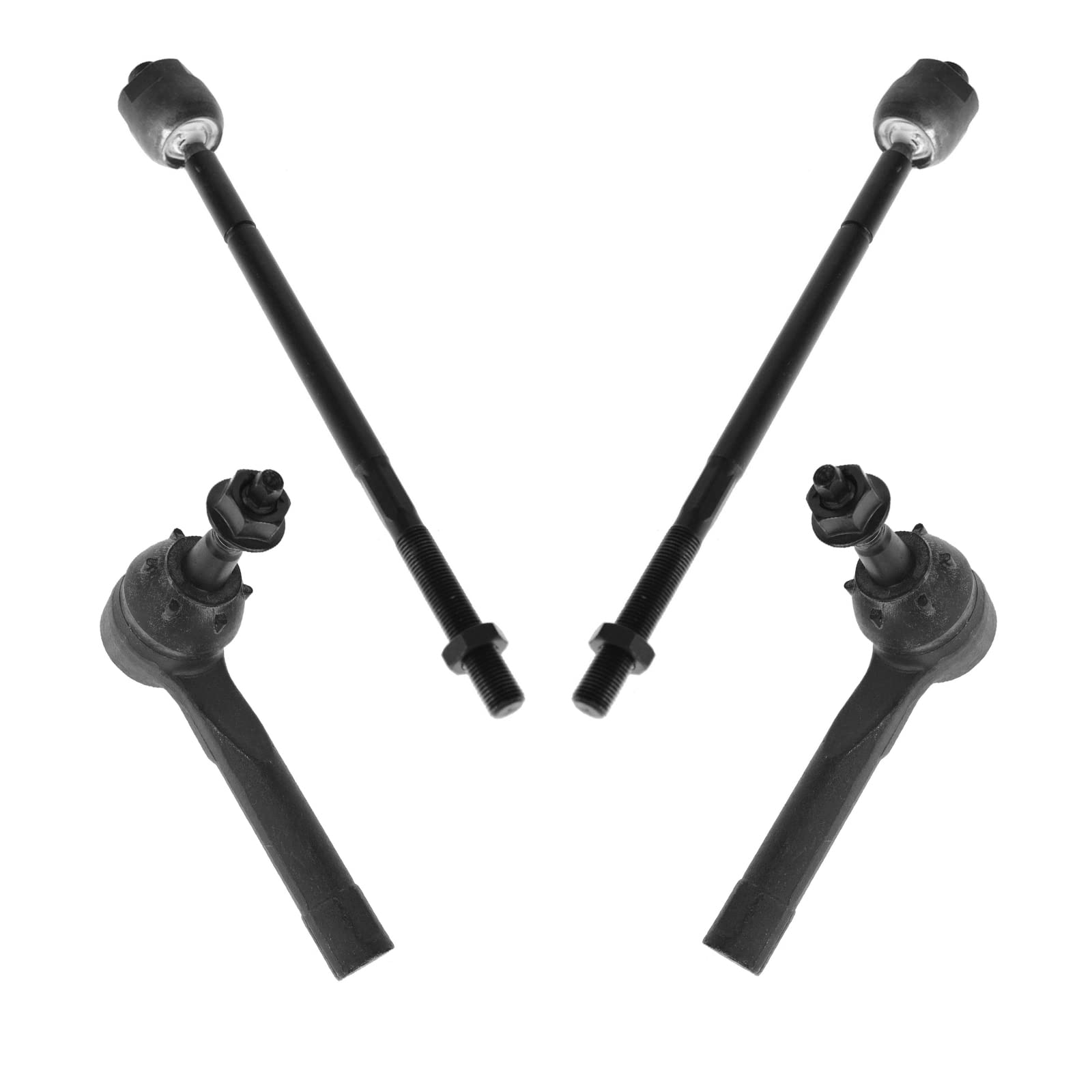 Trq Front Tie Rod Set Compatible With 1997-2005 Chevrolet Venture 1997-2004 Oldsmobile Silhouette 1999-2005 Pontiac Montana 1997