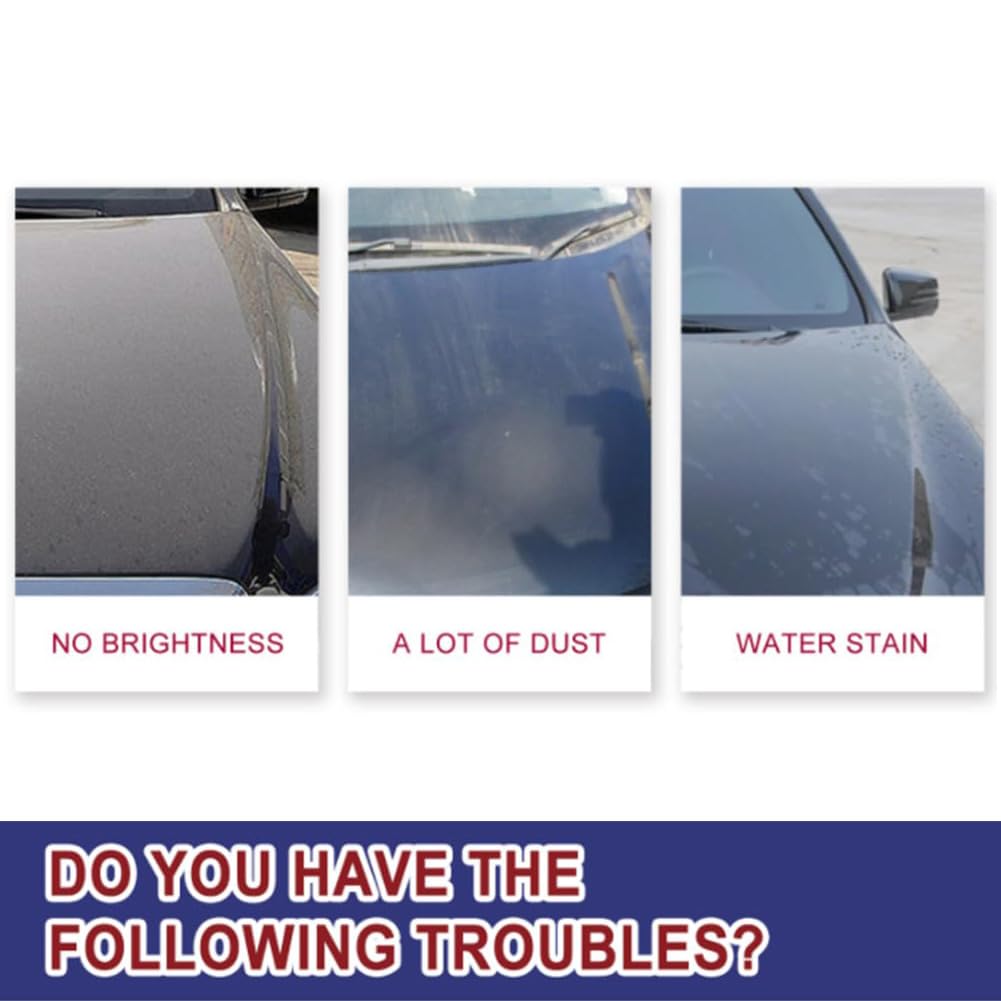 3Pc Multi-Functional Coating Renewal Agent, 3 In 1 High Protection Quick Car Coating Spray Fast-Acting, Ceramic Coating Agent Sp