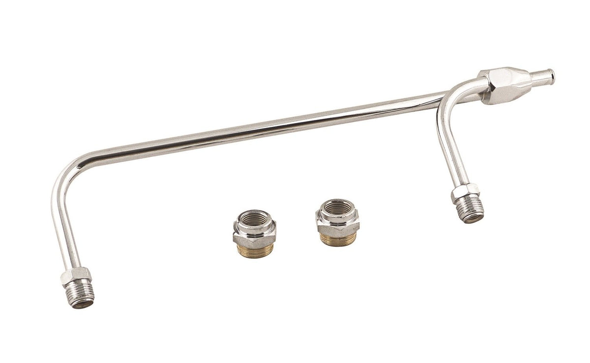 Mr. Gasket 1552 Chrome Gas Line Kit For Holley 4-Barrel Carburetor