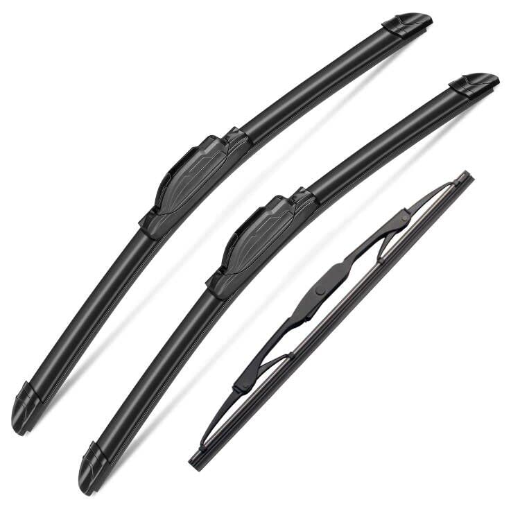 3 Wipers Set For Hummer H2 2003-2009, Windshield Wiper Blades Original Equipment Replacement Front And Rear- 16''/16''/10T'' (Pa