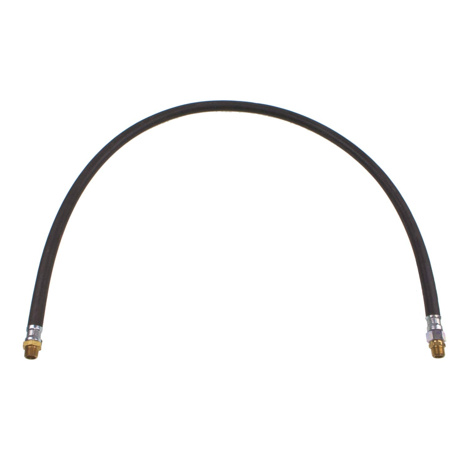 3/8' Air Hose Assembly - 48' - 3/8'-18 (1 Fixed & 1 Swivel) - Max Op 225 Psi