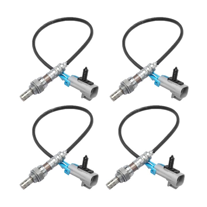 4PCS Upstream and Downstream Oxygen Sensor Replacement for Chevrolet Silverado Tahoe GMC Sierra 1500 Yukon XL 1500 Cadillac V8 5