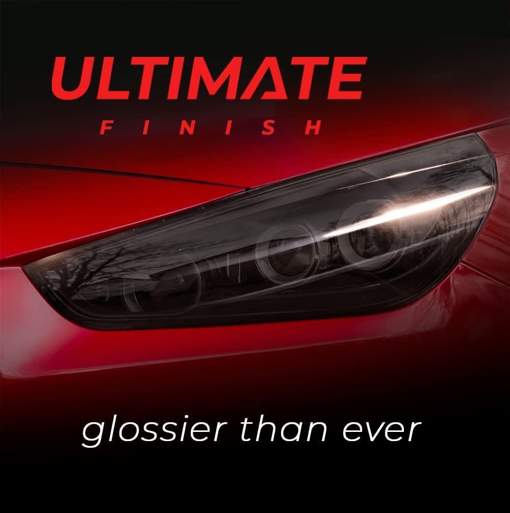 Vvivid+ Ultimate Headlight Taillight Tint Vinyl Wrap (12'' X 7Ft, Dark Smoke)