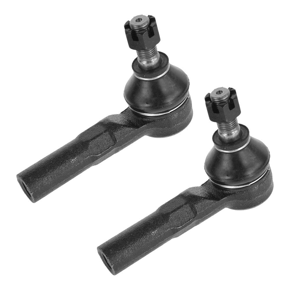 TRQ Front Outer Tie Rod Set Compatible with 2000-2005 Toyota MR2 Spyder 1992-1998 Paseo 1991-1998 Tercel