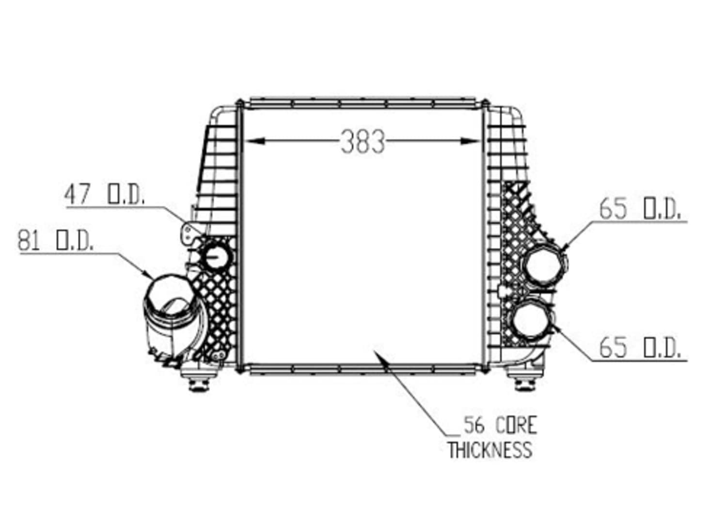 Tyc 18014 Charged Air Cooler Compatible With 2013-2014 Ford F-150