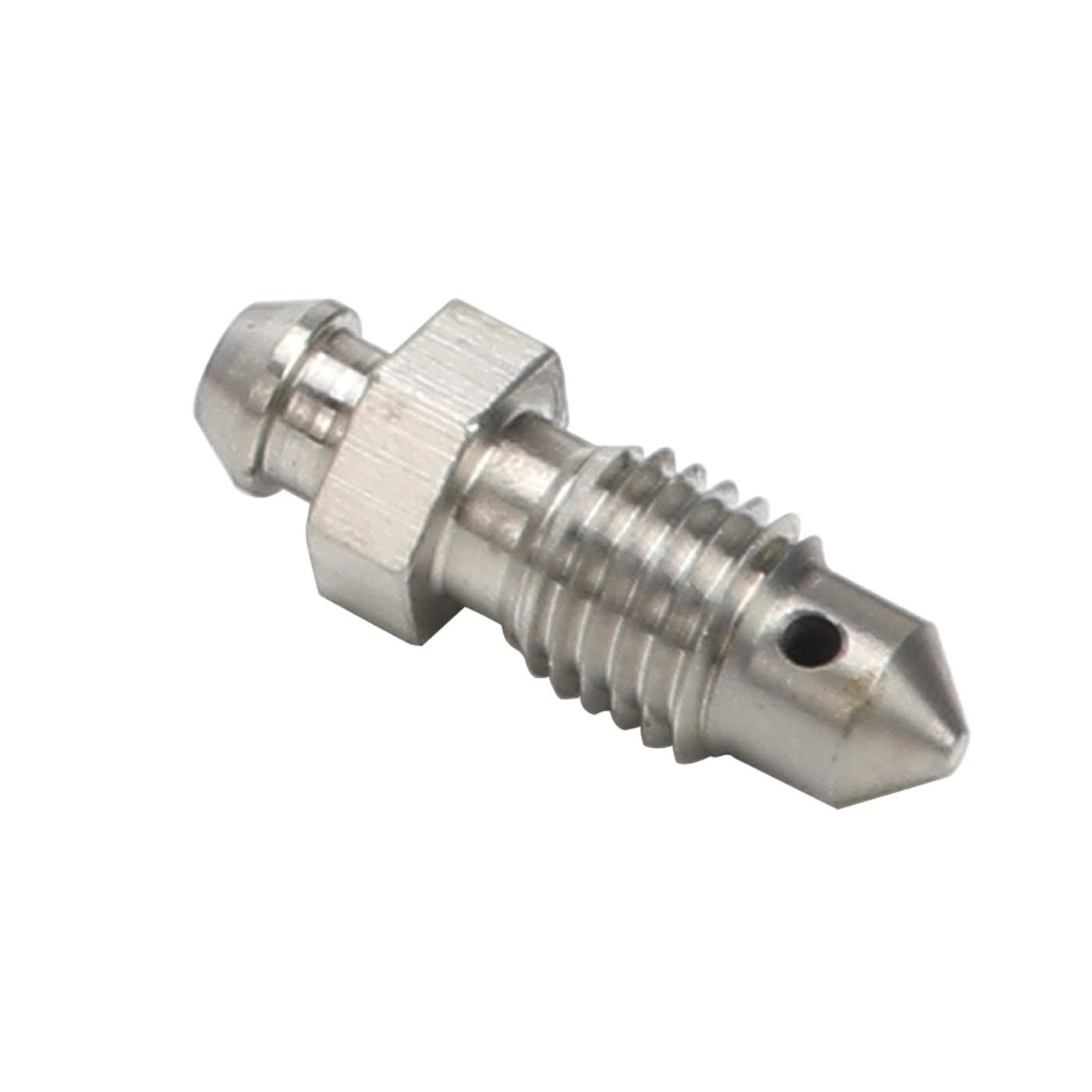 Ac Performance Stainless Steel Bleeder Bleed Nipples Screw M10 X 1.0Mm Metric Brake Caliper Clutch Fitting Natural