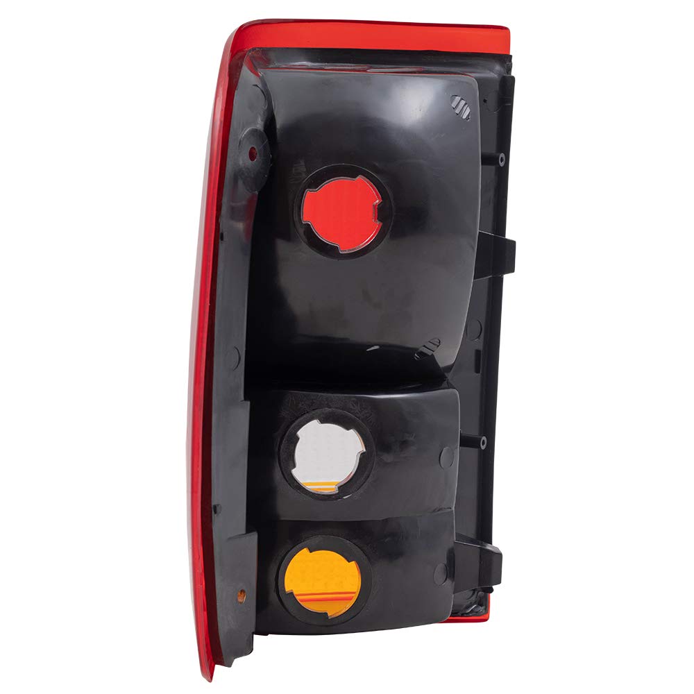 Brock Replacement Passengers Taillight Tail Lamp Compatible With 1993-1997 Ranger Pickup Truck F37Z13404A