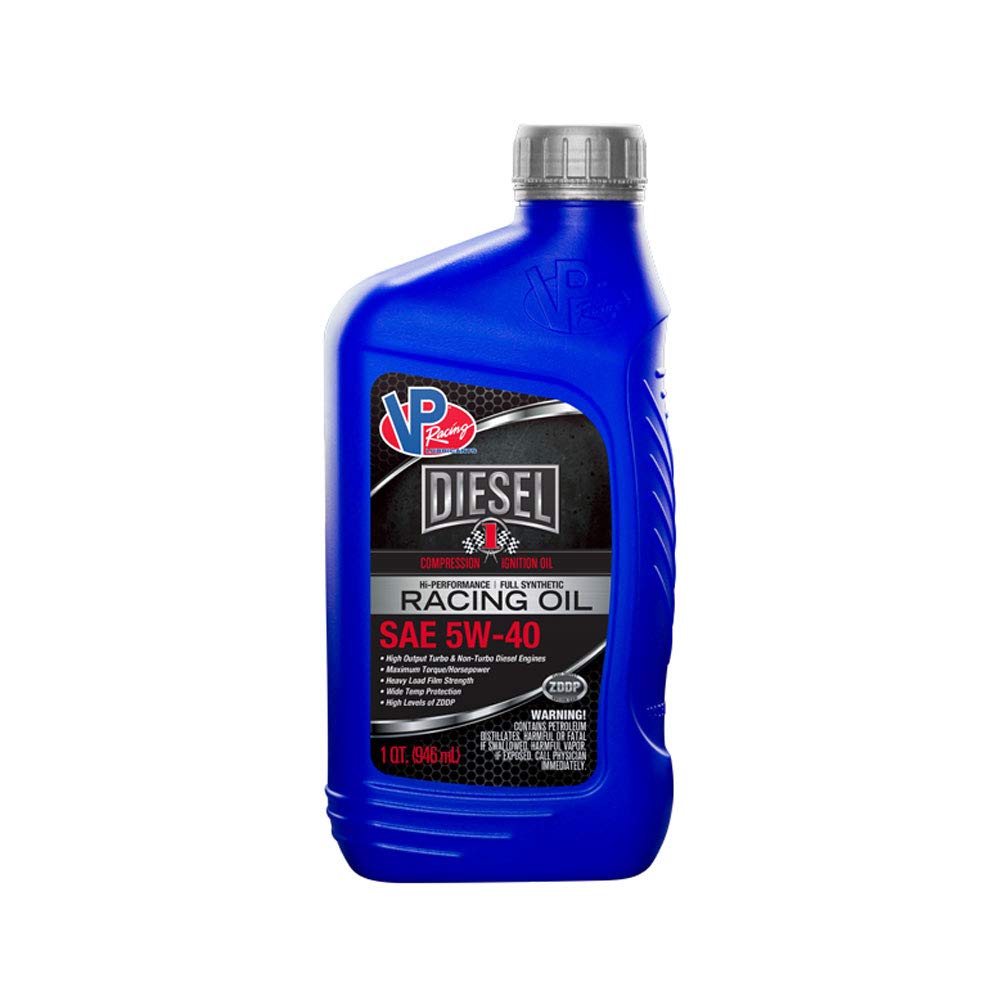 VP Racing Fuels CI1 Hi Performance Diesel Race Engine Oil, Quart SAE 5W-40