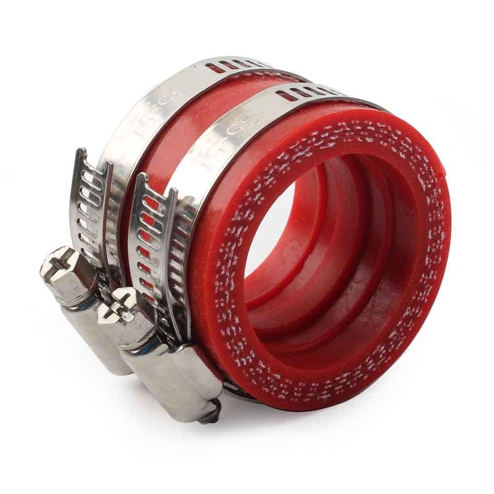 Three T 35 Mm Carburetor Rubber Adapter Intake Manifold, Air Intake Pipe Adapter Boot Joint Interfacer,For Mikuni For Keihin Oko