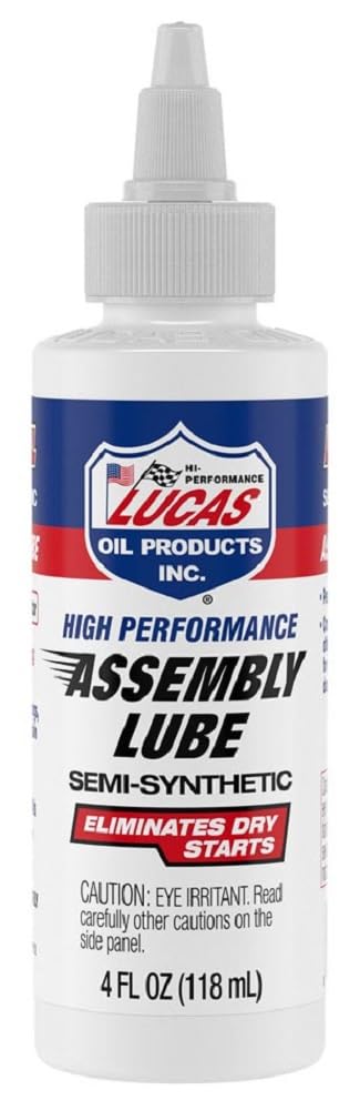Lucas Oil 10152 High Performance Semi-Synthetic Assembly Lube - 4 Ounce, Case Of 12
