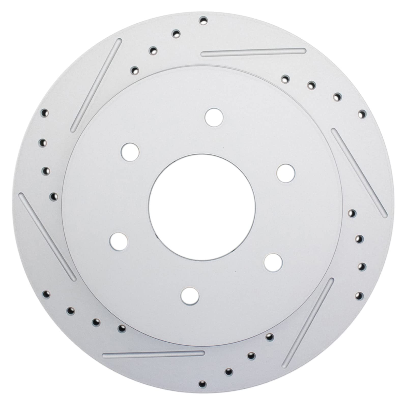 Trq Rear Performance Brake Rotors Set Premium G-Coated Cross Drilled & Slotted Compatible With 2004-2010 Infiniti Qx56 2005-2019