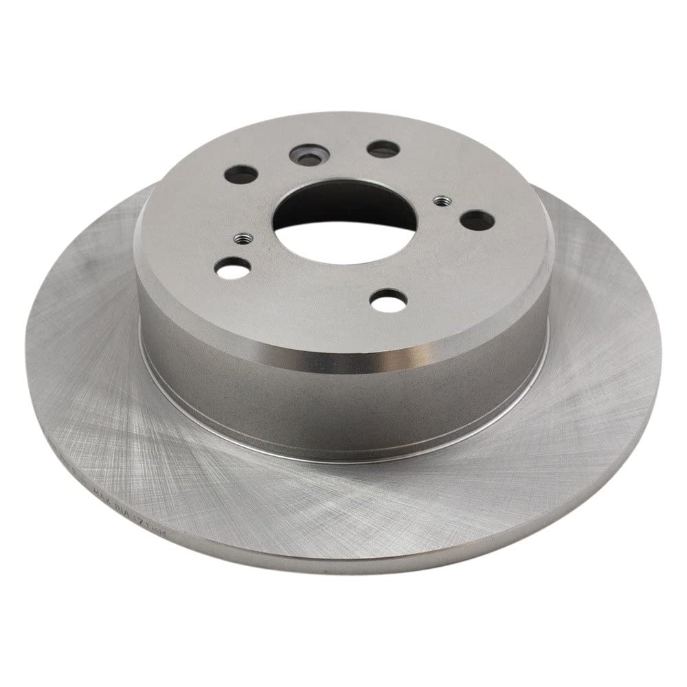 Trq Rear Brake Rotors Set Solid Compatible With 1992-1996 Lexus Es300 1999-2003 Rx300 Toyota Camry 2001-2003 Highlander