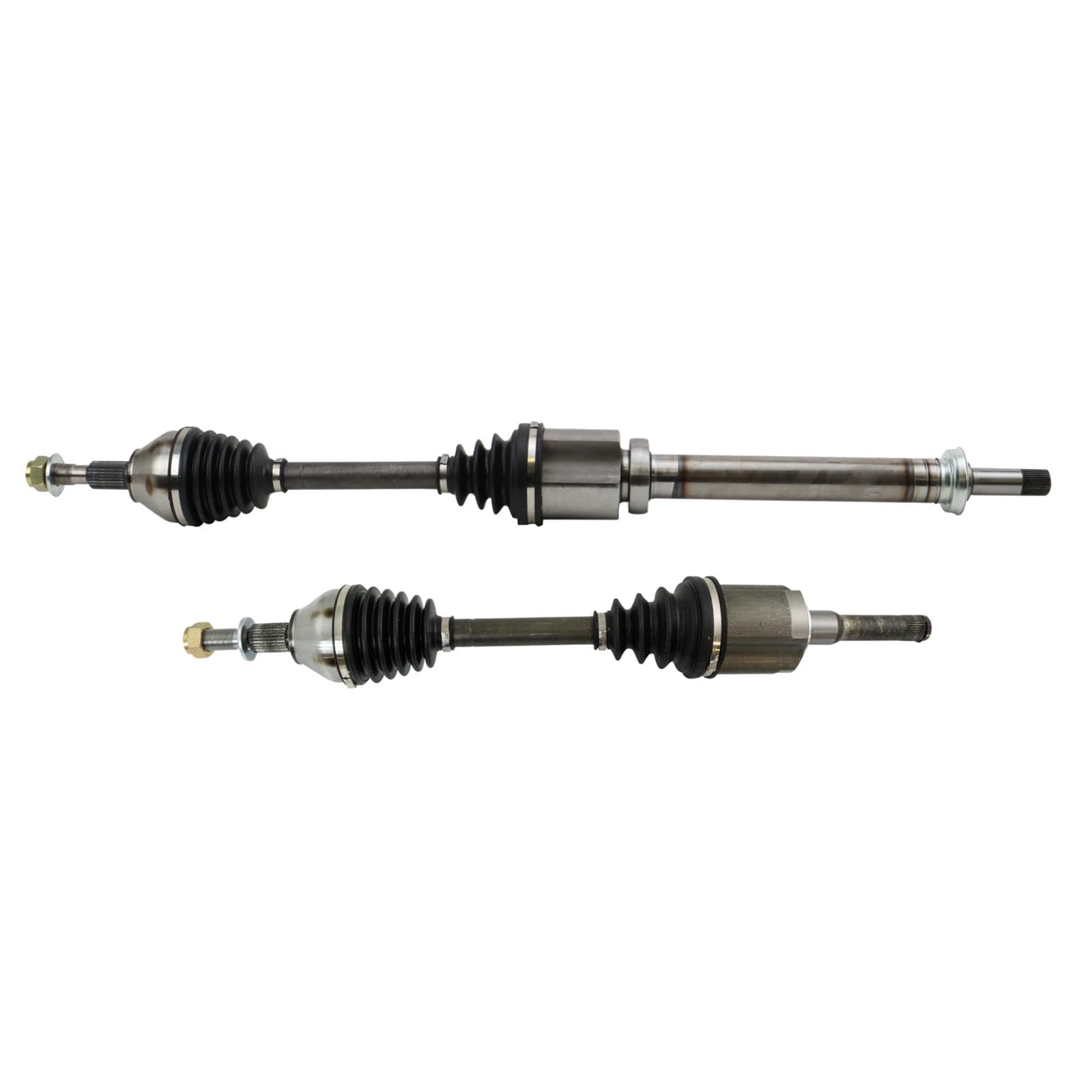 TRQ Front CV Axle Shaft Assembly Set Compatible with 13-18 Ford Fusion 14-16 Lincoln MKZ
