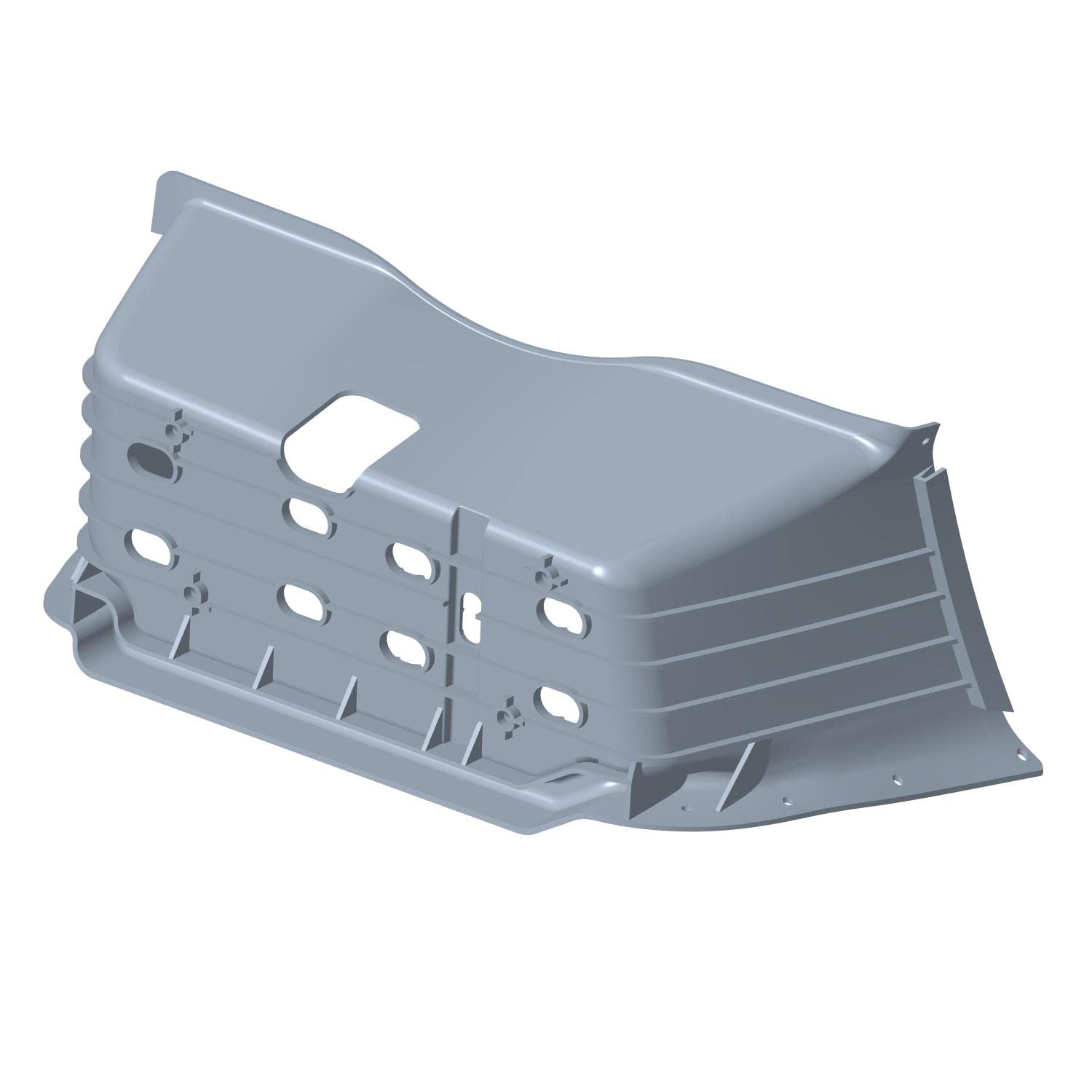 Polaris Atv Right Hand Service Nylon Footwell, Gloss Black, Genuine Oem Part 5433929-070, Qty 1