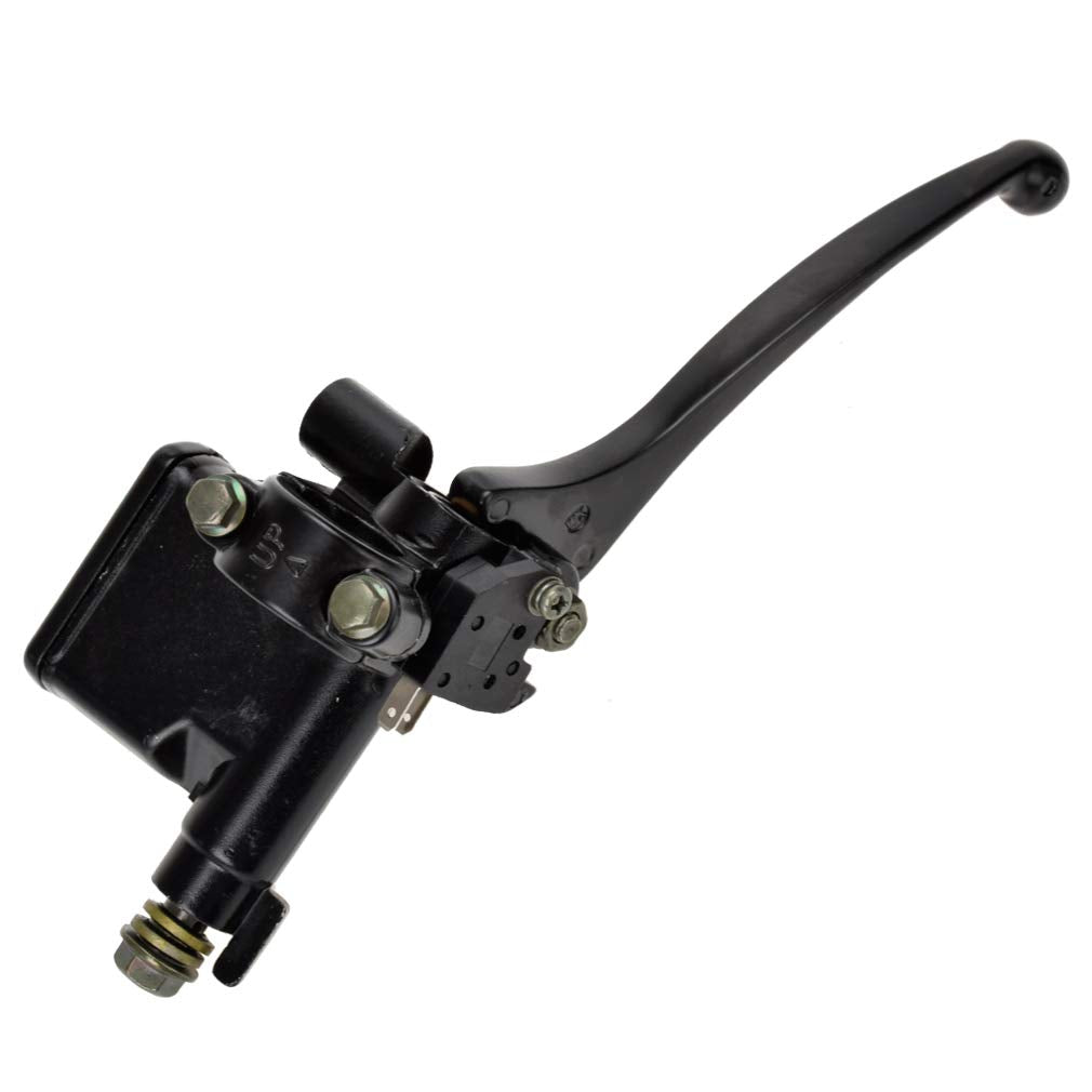 HIAORS Front Right Brake Master Cylinder Lever Pump with 8mm Mirror Hole for GY6 50cc 125cc 150cc 250cc Peace Wolf Islander Tomo