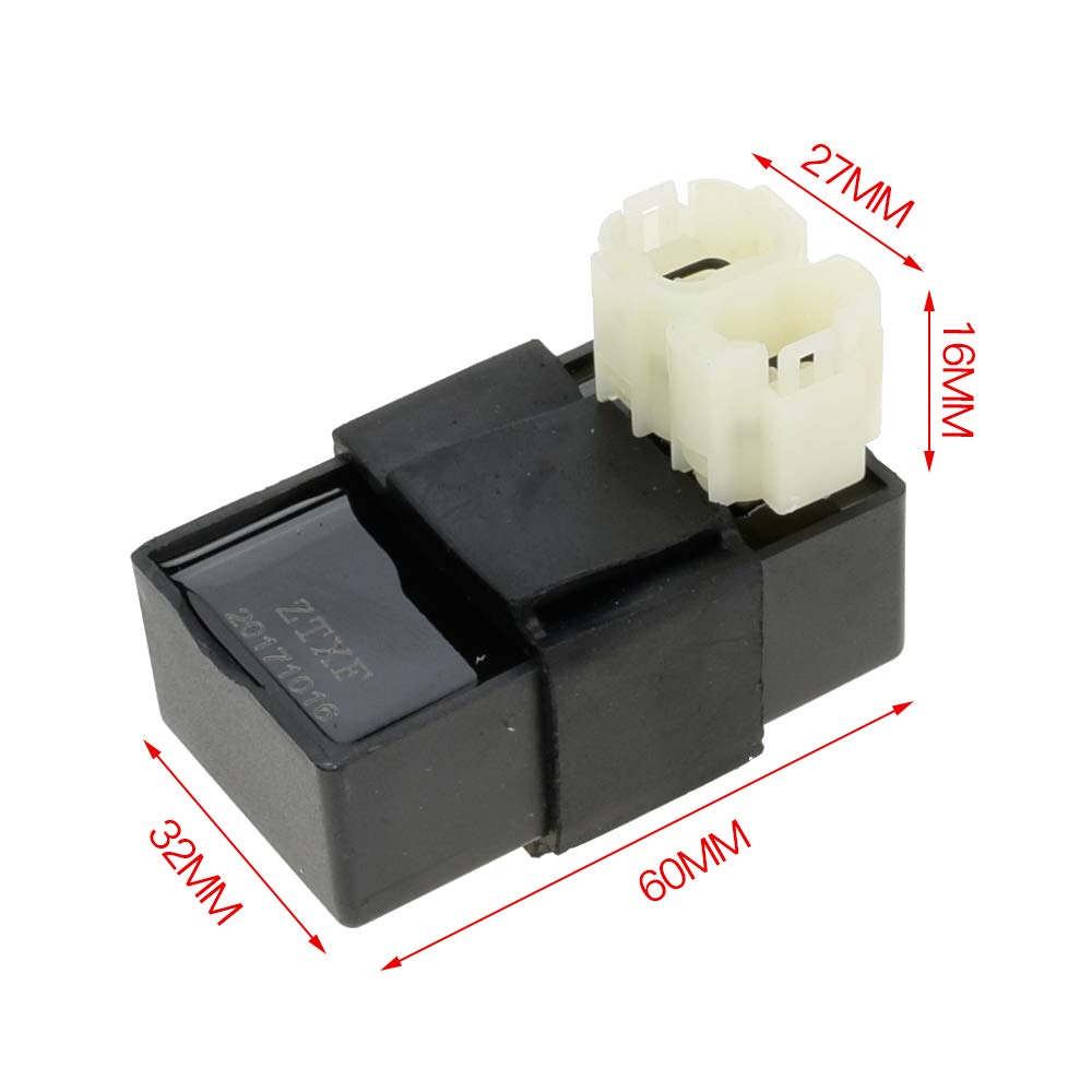 Hiaors 6 Pin Ac Cdi Box For Gy6 50Cc 125Cc 150Cc Atv Taotao Roketa Sunl Scooter Moped Go Kart 4 Wheeler Quad Bikes Parts