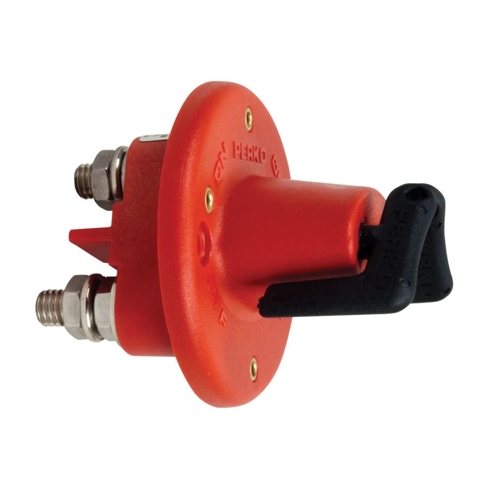Perko 8521Dp Dual Battery Selector Switch With Mounting Rings And Legs