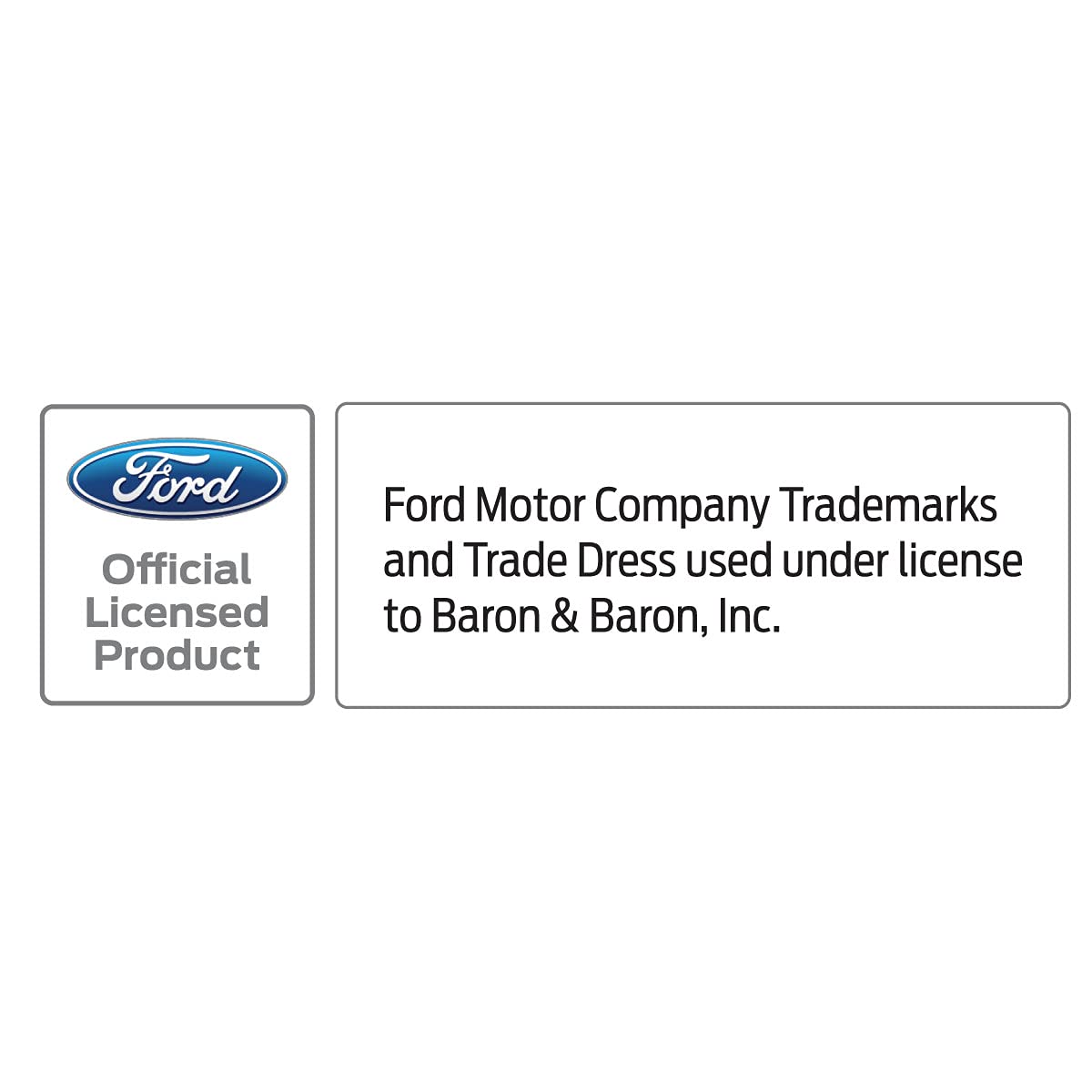 Ford Bronco Metal License Plate Frame - UV Printed, Badlands Color, Brass Material