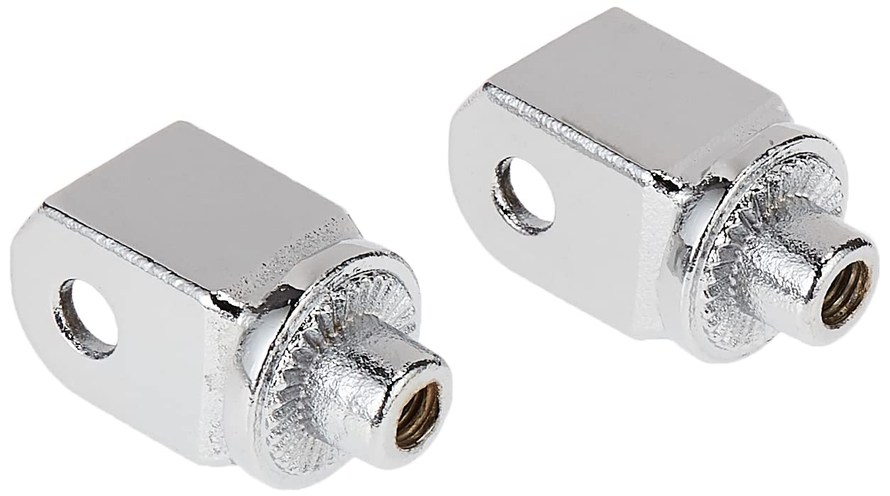 Kuryakyn 8815 Splined Male Mount Peg Adapters for Front Footpegs and Floorboards: 1996-2018 Honda Motorcycles, Chrome, 1 Pair, M