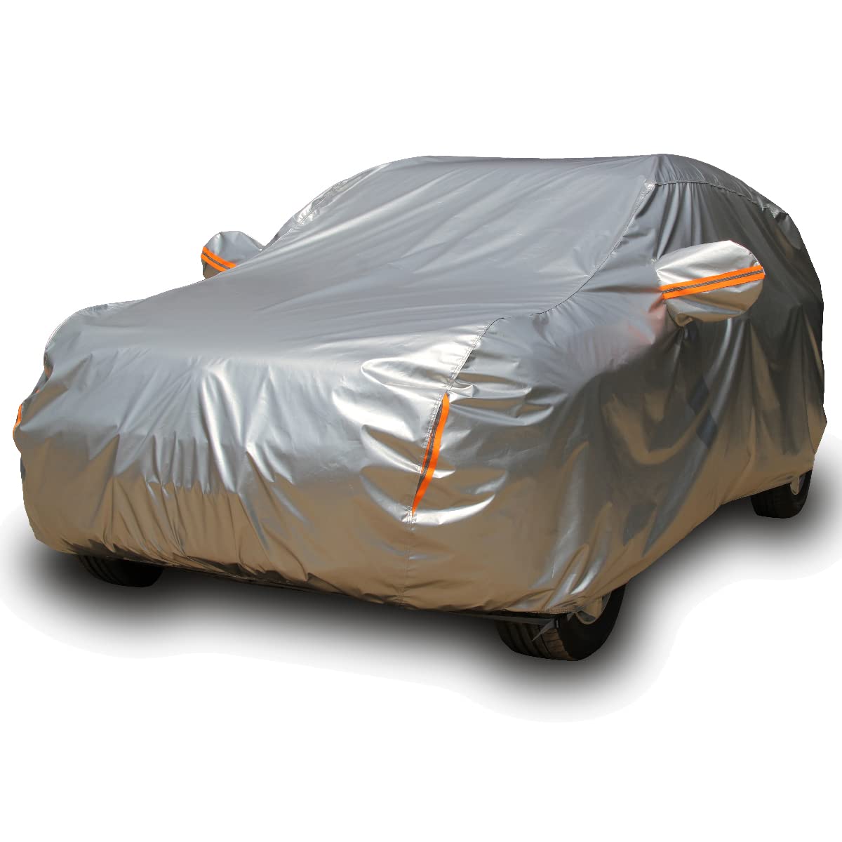 Tecoom Super Heavy Duty Multiple Layers Suv Car Cover All Weather Waterproof Windproof Reflective Snow Sun Rain Uv Protective Ou