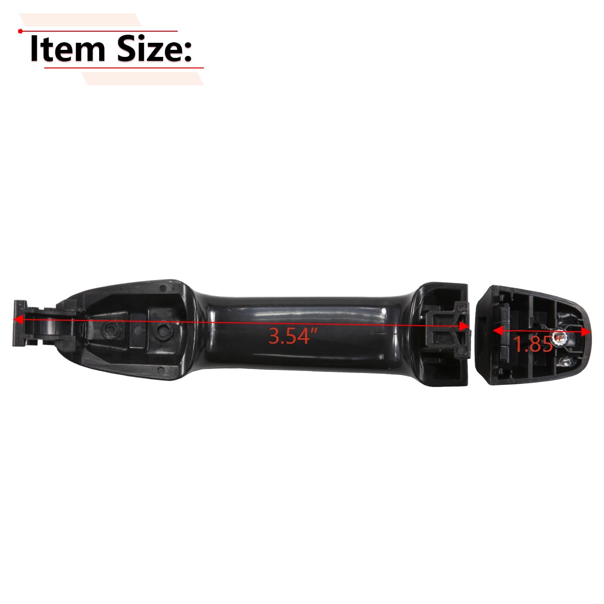 RLB-HILON Exterior Door Handle Compatible with Toyota Camry 2012 2013 2014 2015 2016 2017 Year, for Rear Left Driver Side or Rea